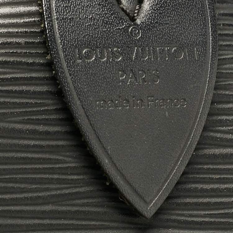 Pre Owned Louis Vuitton Black Epi Leather Speedy 25 Bag