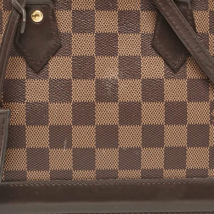 Pre Owned Louis Vuitton Damier Ebene Canvas Alma BB Bag
