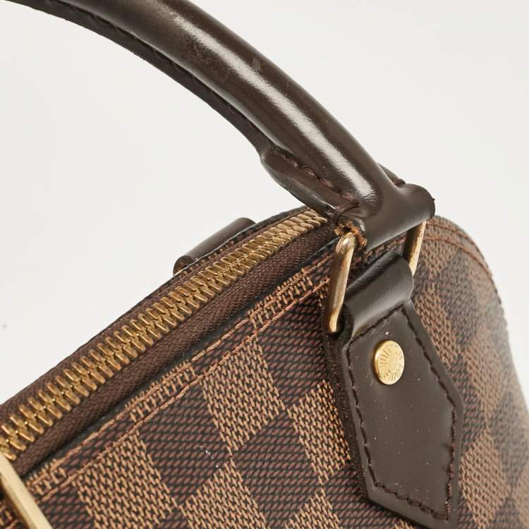 Pre Owned Louis Vuitton Damier Ebene Canvas Alma BB Bag