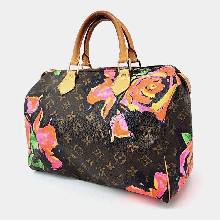 Pre Owned Louis Vuitton Rose Speedy 30 bag
