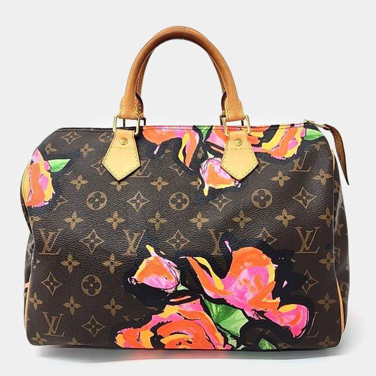 Pre Owned Louis Vuitton Rose Speedy 30 bag