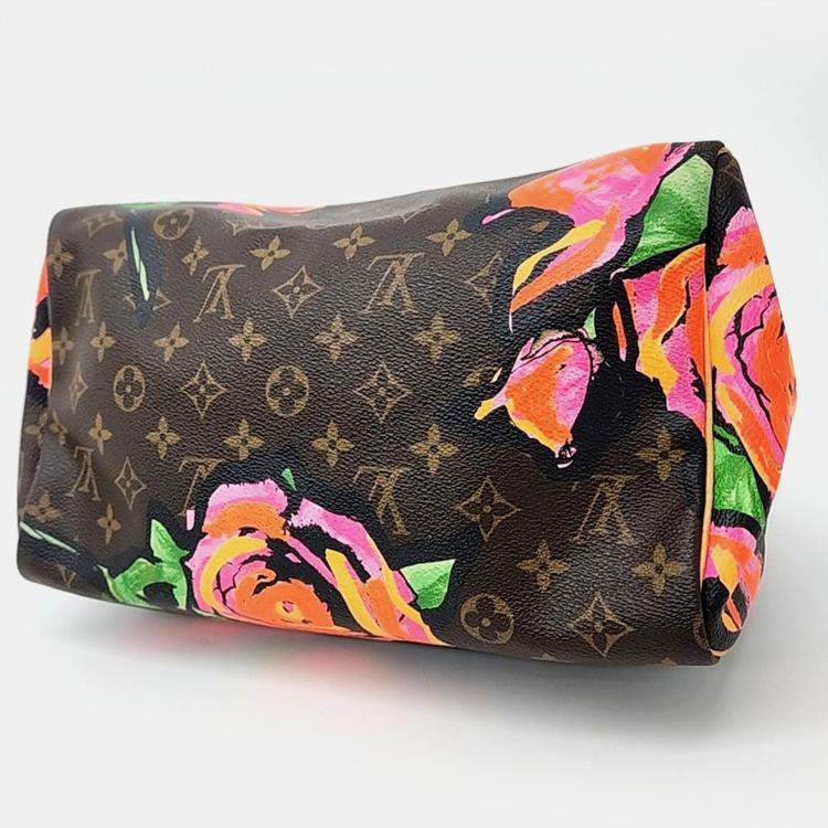 Pre Owned Louis Vuitton Rose Speedy 30 bag