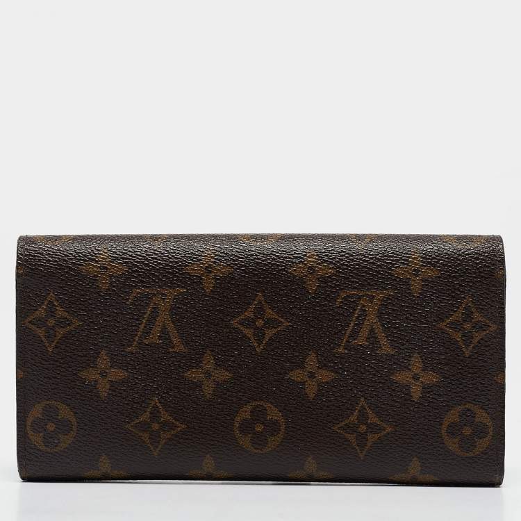 Pre Owned Louis Vuitton Monogram Canvas Emilie Wallet