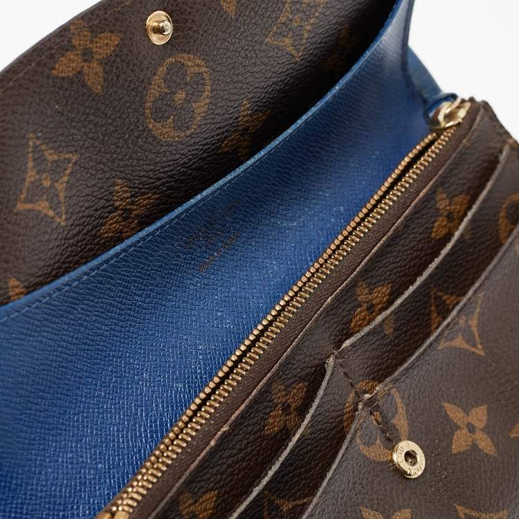 Pre Owned Louis Vuitton Monogram Canvas Emilie Wallet