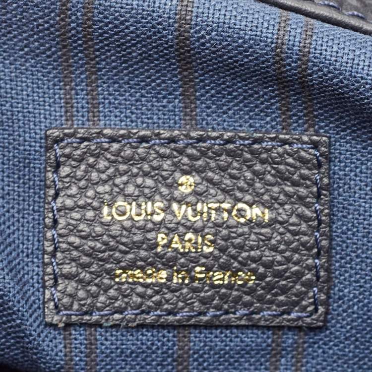 Pre Owned Louis Vuitton Bleu Infini Monogram Empreinte Leather Artsy MM Bag