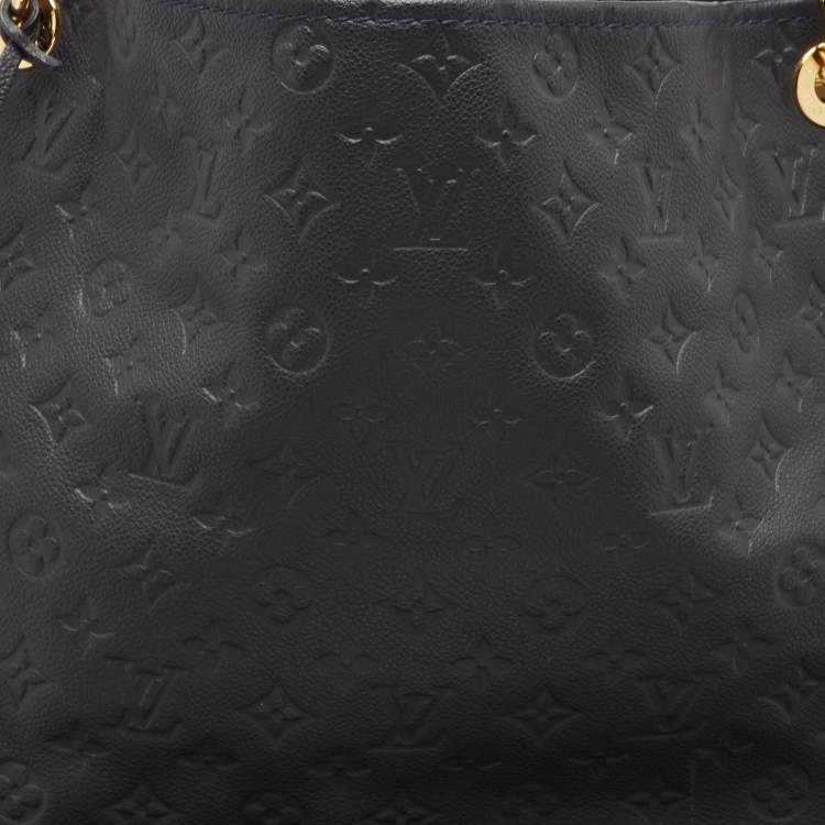 Pre Owned Louis Vuitton Bleu Infini Monogram Empreinte Leather Artsy MM Bag