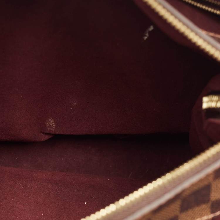 Pre Owned Louis Vuitton Damier Ebene Canvas Ascot Bag