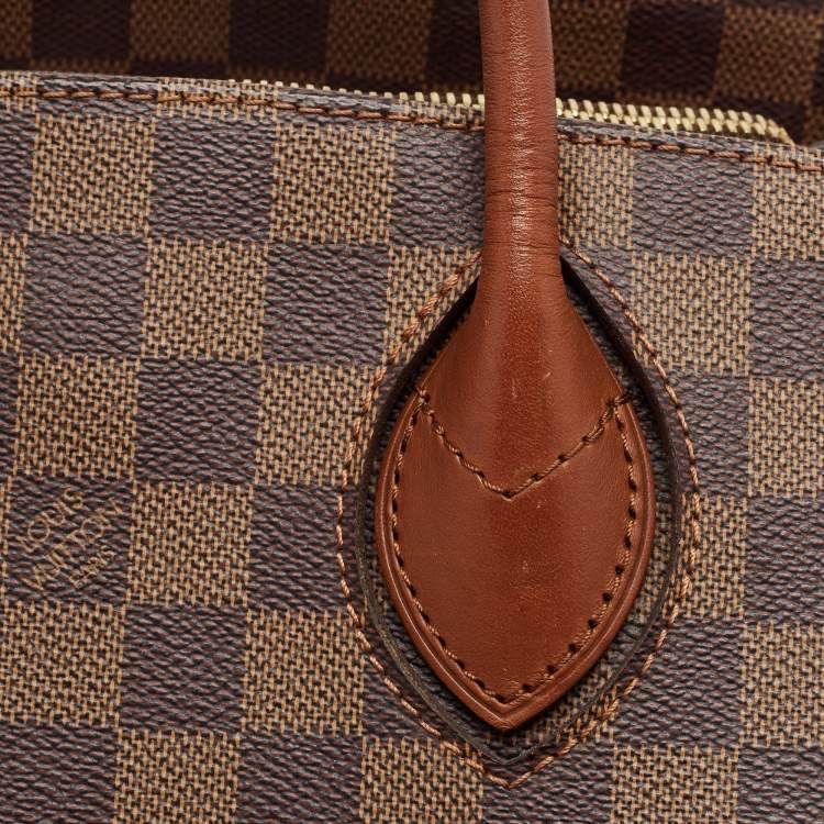 Pre Owned Louis Vuitton Damier Ebene Canvas Ascot Bag