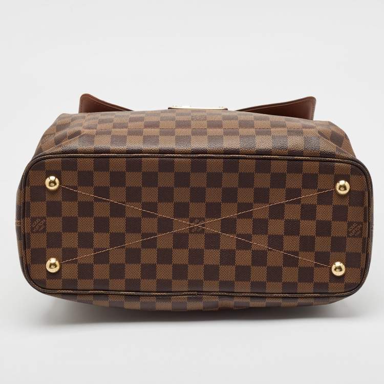 Pre Owned Louis Vuitton Damier Ebene Canvas Ascot Bag
