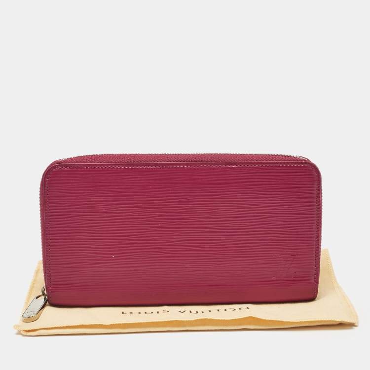مملوكة مسبقًا Louis Vuitton Fuchsia Epi Leather Zippy Wallet