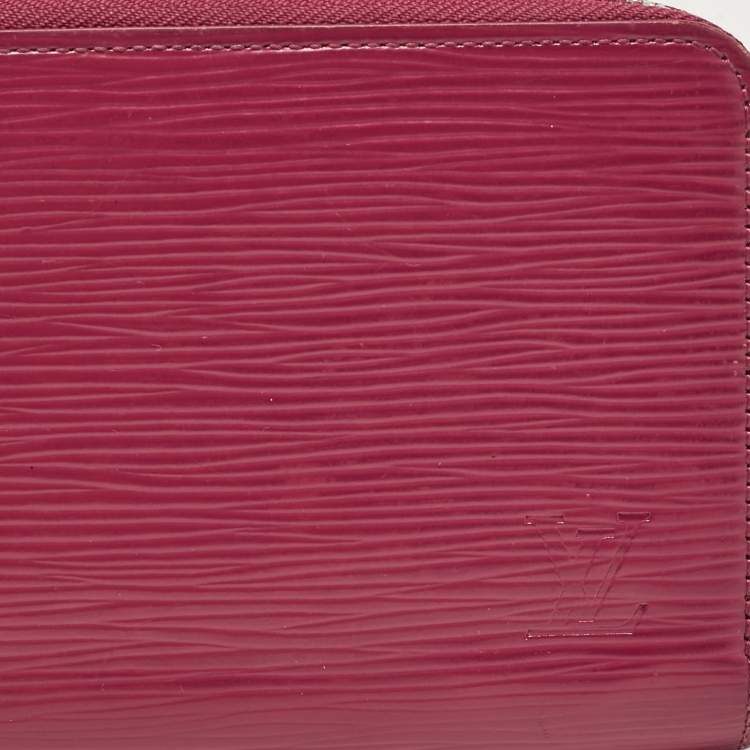 مملوكة مسبقًا Louis Vuitton Fuchsia Epi Leather Zippy Wallet