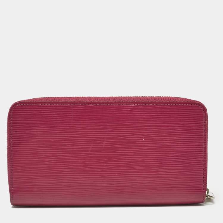 مملوكة مسبقًا Louis Vuitton Fuchsia Epi Leather Zippy Wallet