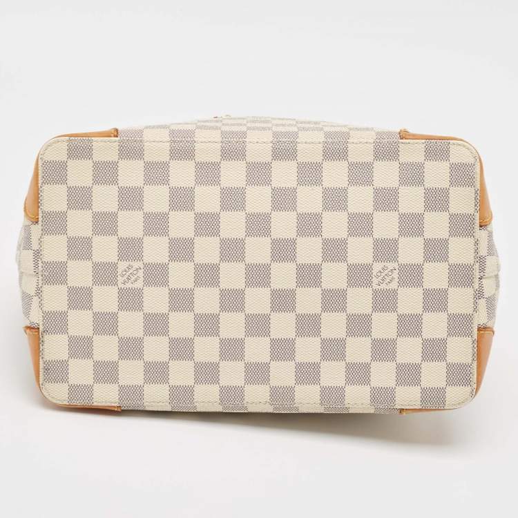 Pre Owned Louis Vuitton Damier Azur Canvas Hampstead PM Bag