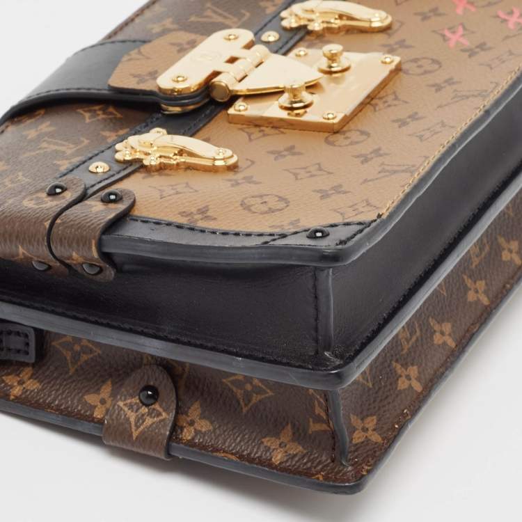 Pre Owned Louis Vuitton Reverse Monogram Canvas Trunk Clutch Bag