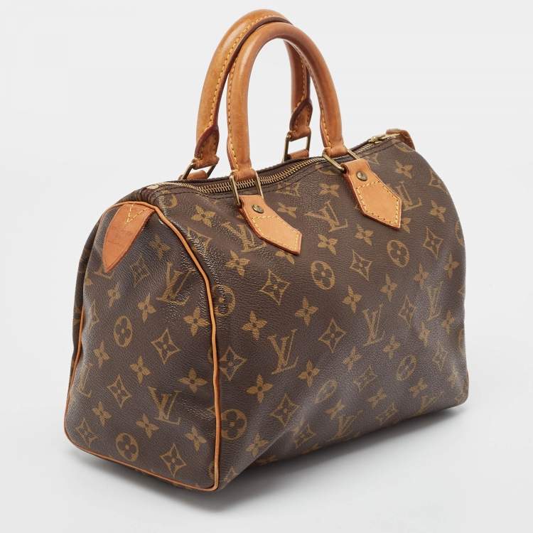 Pre Owned Louis Vuitton Monogram Canvas Speedy 25 Bag