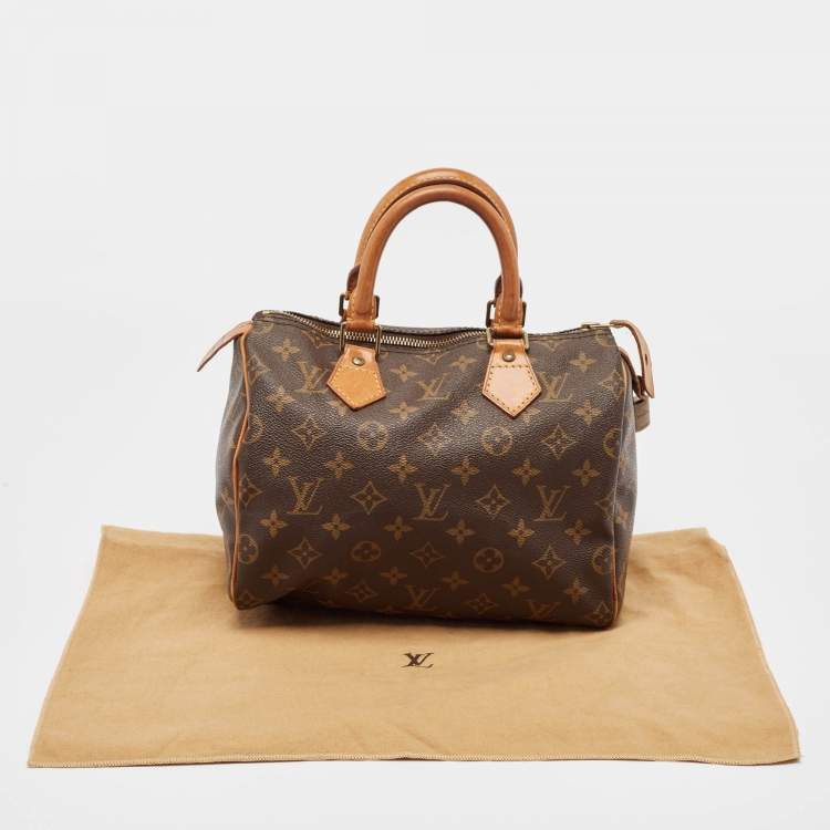 Pre Owned Louis Vuitton Monogram Canvas Speedy 25 Bag