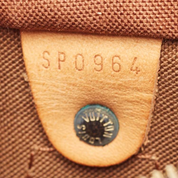 Pre Owned Louis Vuitton Monogram Canvas Speedy 25 Bag