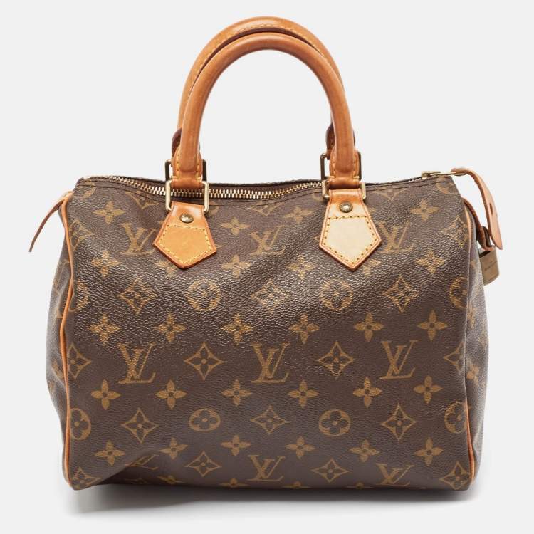 Pre Owned Louis Vuitton Monogram Canvas Speedy 25 Bag