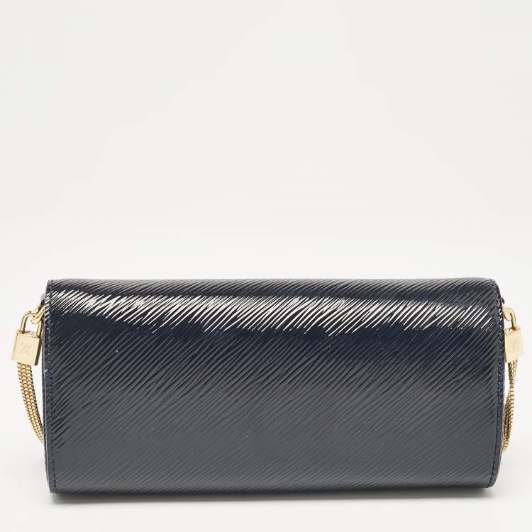 Pre Owned Louis Vuitton Navy Blue Electric Epi Leather Night Box
