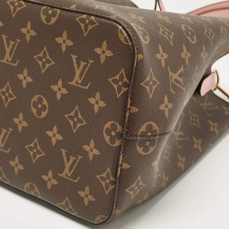 Pre Owned Louis Vuitton Rose Poudre Monogram Canvas NeoNoe MM Bag