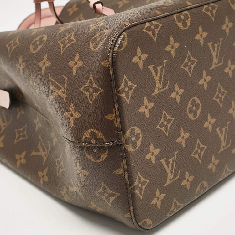 Pre Owned Louis Vuitton Rose Poudre Monogram Canvas NeoNoe MM Bag