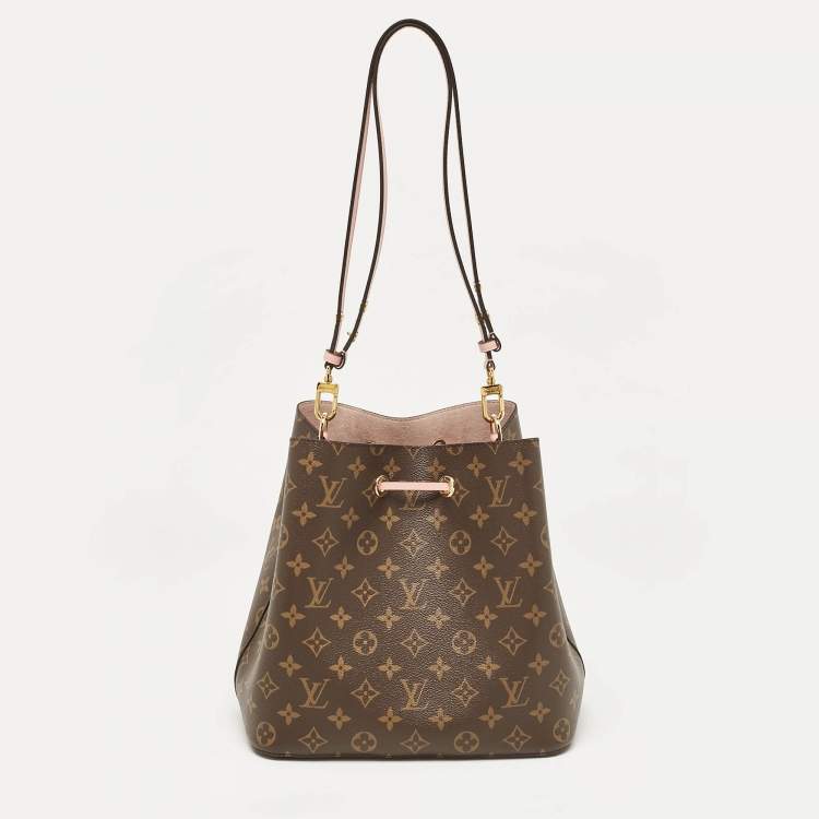 Pre Owned Louis Vuitton Rose Poudre Monogram Canvas NeoNoe MM Bag