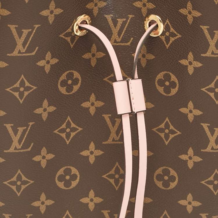 Pre Owned Louis Vuitton Rose Poudre Monogram Canvas NeoNoe MM Bag