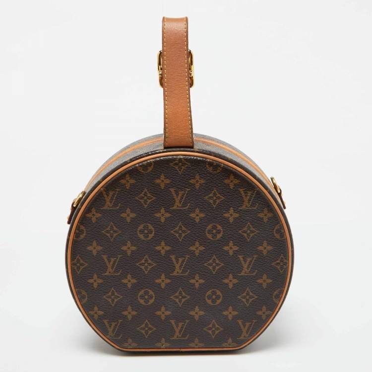 Pre Owned Louis Vuitton Monogram Canvas Petite Boite Chapeau Bag