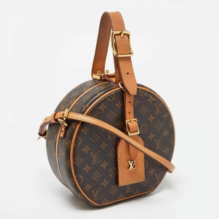 Pre Owned Louis Vuitton Monogram Canvas Petite Boite Chapeau Bag