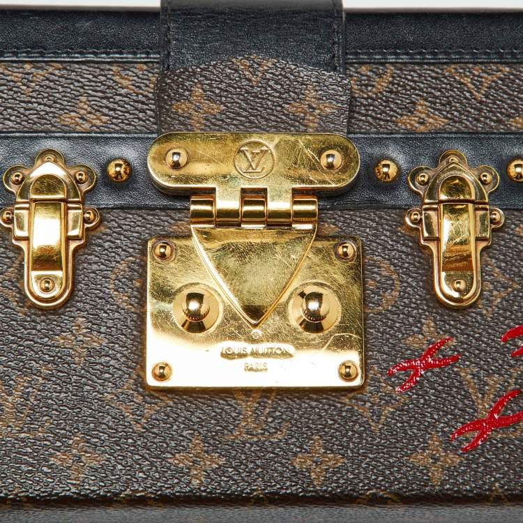 Pre Owned Louis Vuitton Monogram Canvas Petite Malle Bag