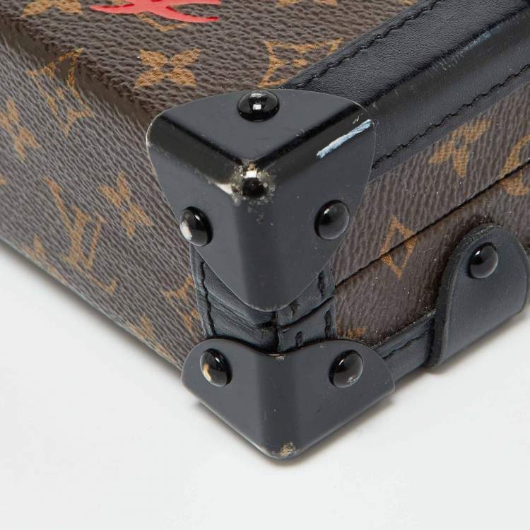 Pre Owned Louis Vuitton Monogram Canvas Petite Malle Bag