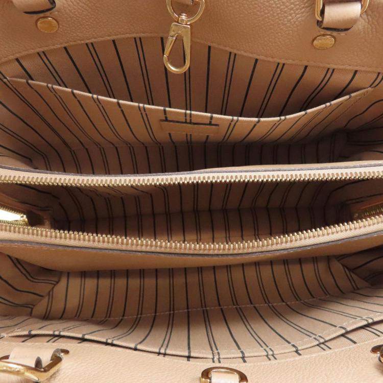 Pre Owned Louis Vuitton Empreinte Montaigne MM Handbag