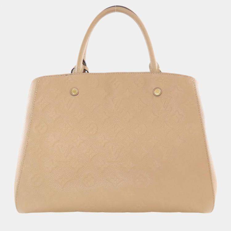 Pre Owned Louis Vuitton Empreinte Montaigne MM Handbag