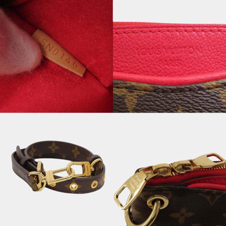 Pre Owned Louis Vuitton Canvas Pallas Monogram Tote Bag