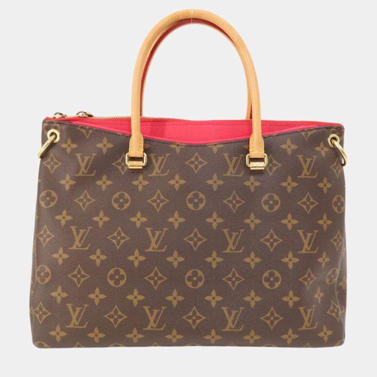 Pre Owned Louis Vuitton Canvas Pallas Monogram Tote Bag