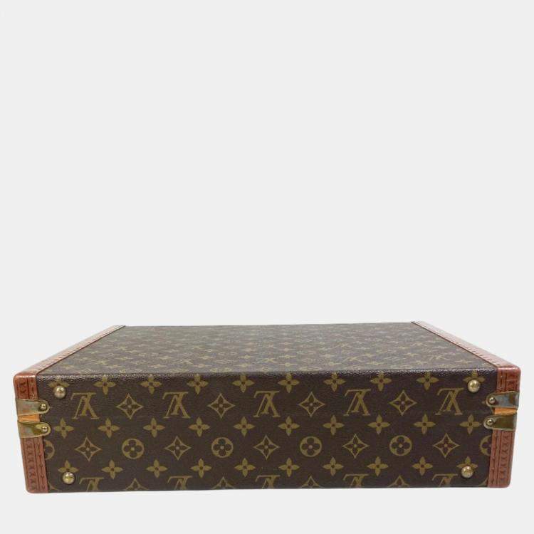 Pre Owned Louis Vuitton Brown Monogram Trunk bag