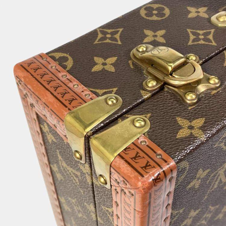 Pre Owned Louis Vuitton Brown Monogram Trunk bag
