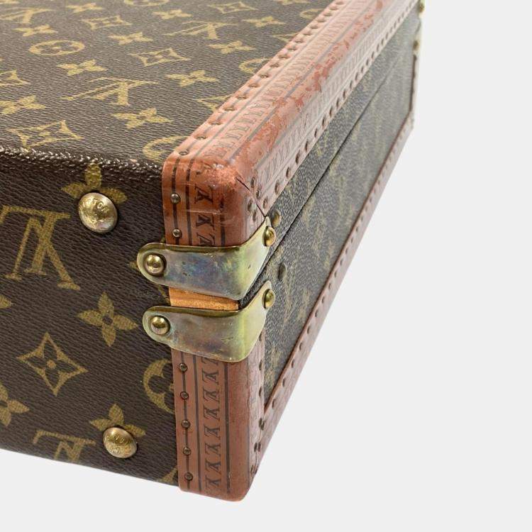 Pre Owned Louis Vuitton Brown Monogram Trunk bag