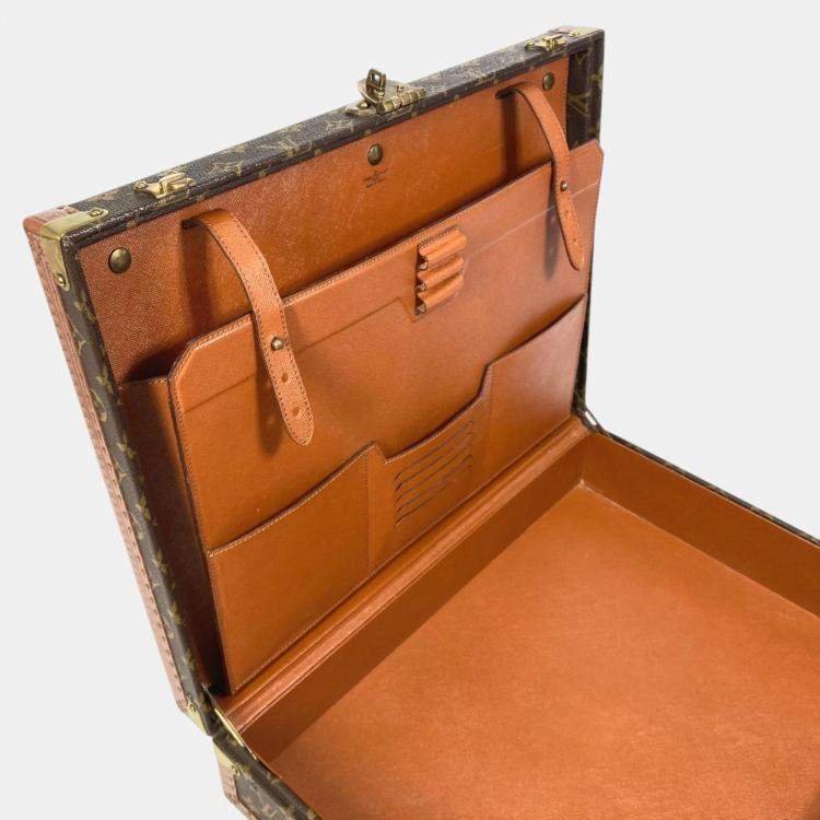 Pre Owned Louis Vuitton Brown Monogram Trunk bag