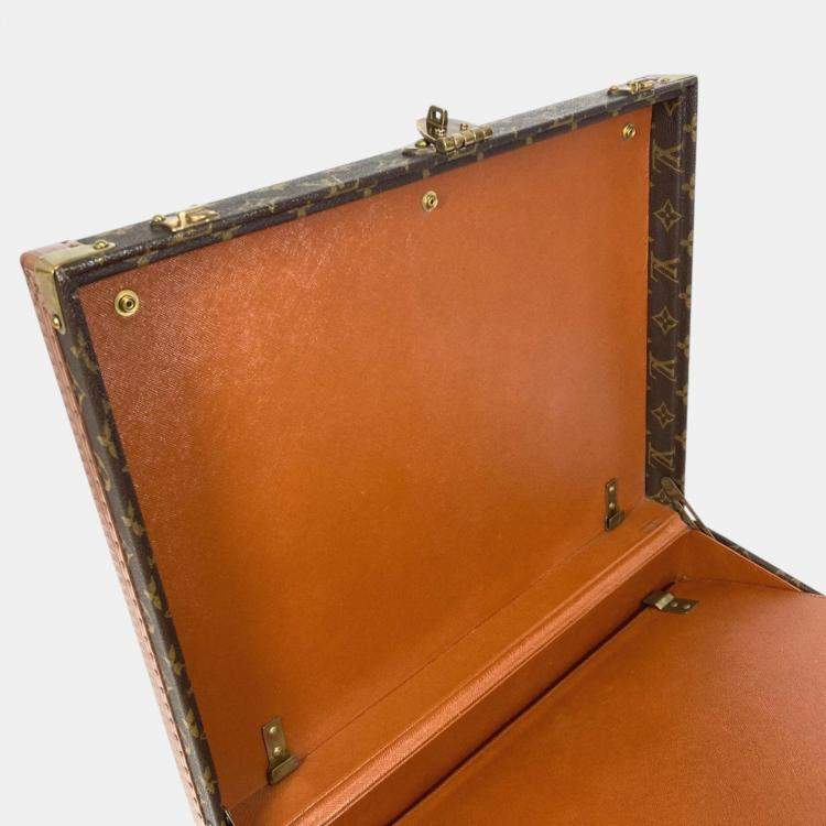 Pre Owned Louis Vuitton Brown Monogram Trunk bag