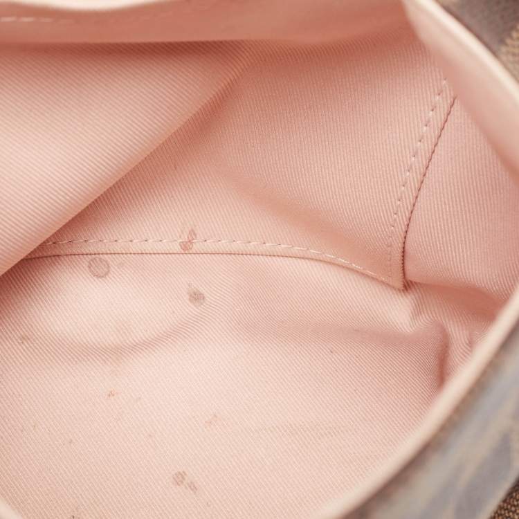 مملوكة مسبقًا Louis Vuitton Magnolia Pink Damier Ebene Canvas Clapton Backpack