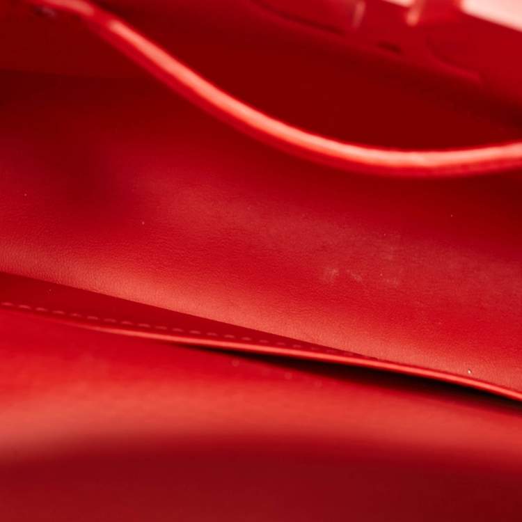 Pre Owned Louis Vuitton Red/Black Taurillon Leather Artycapucines MM Bag