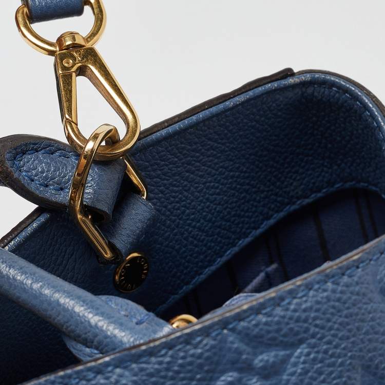 Pre Owned Louis Vuitton Iris Monogram Empreinte Leather Montaigne MM Bag