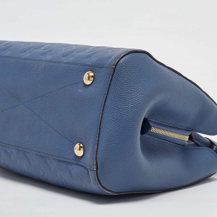 Pre Owned Louis Vuitton Iris Monogram Empreinte Leather Montaigne MM Bag