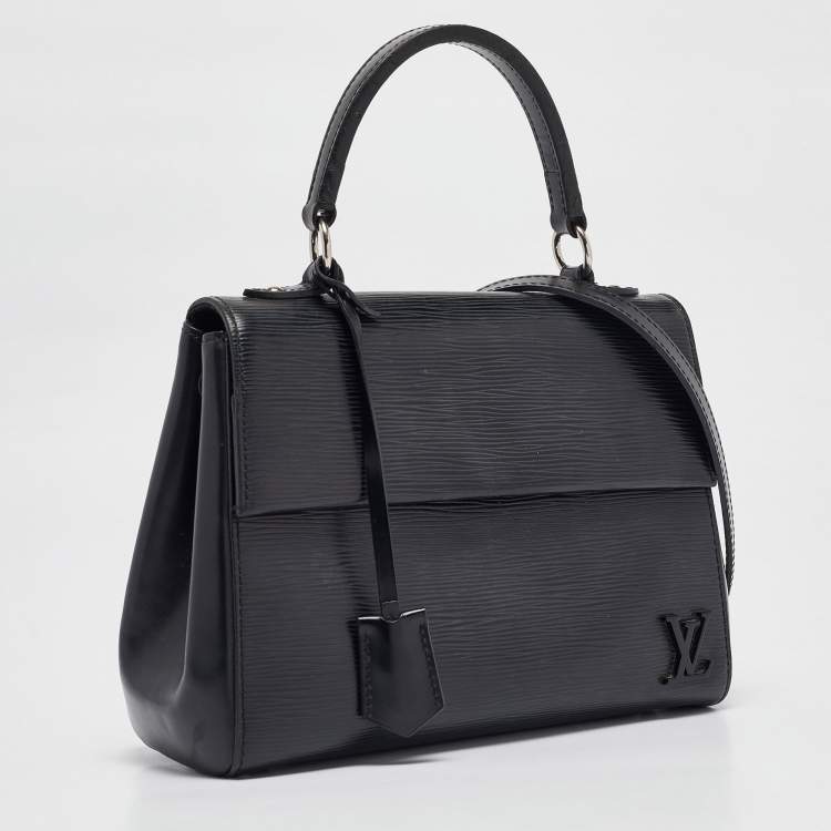 Pre Owned Louis Vuitton Black Epi Leather Cluny BB Bag