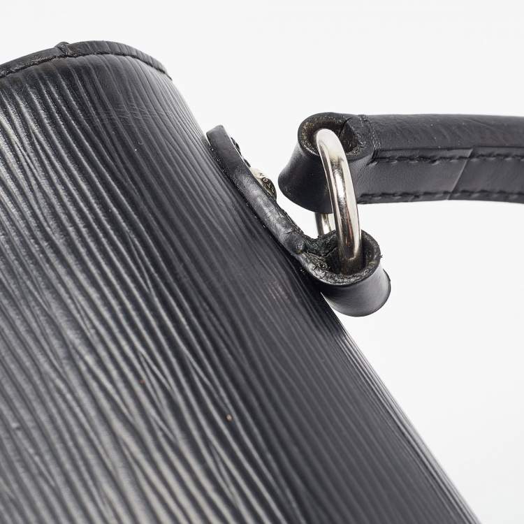 Pre Owned Louis Vuitton Black Epi Leather Cluny BB Bag