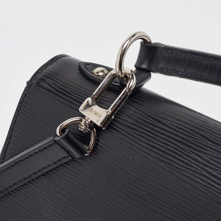 Pre Owned Louis Vuitton Black Epi Leather Cluny BB Bag