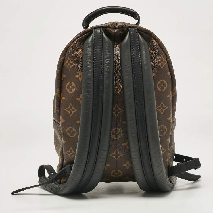 Pre Owned Louis Vuitton Black Monogram Canvas Palm Springs PM Backpack