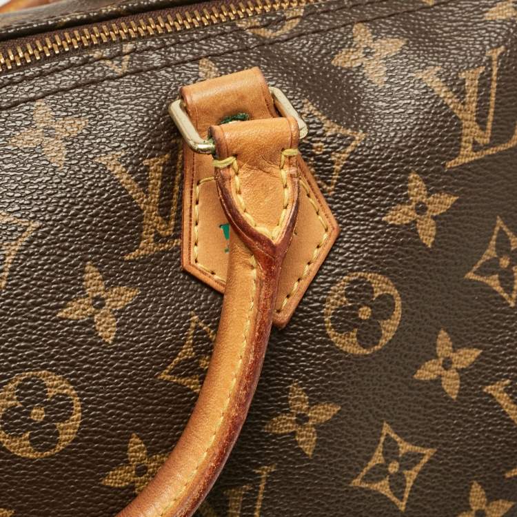 Pre Owned Louis Vuitton Monogram Canvas Speedy 35 Bag