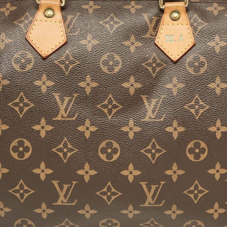 Pre Owned Louis Vuitton Monogram Canvas Speedy 35 Bag